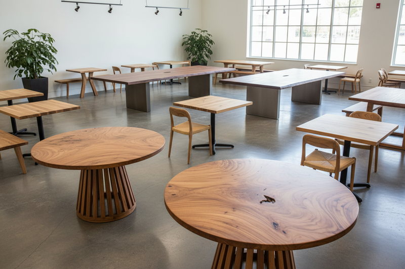 Restaurant and conference tables